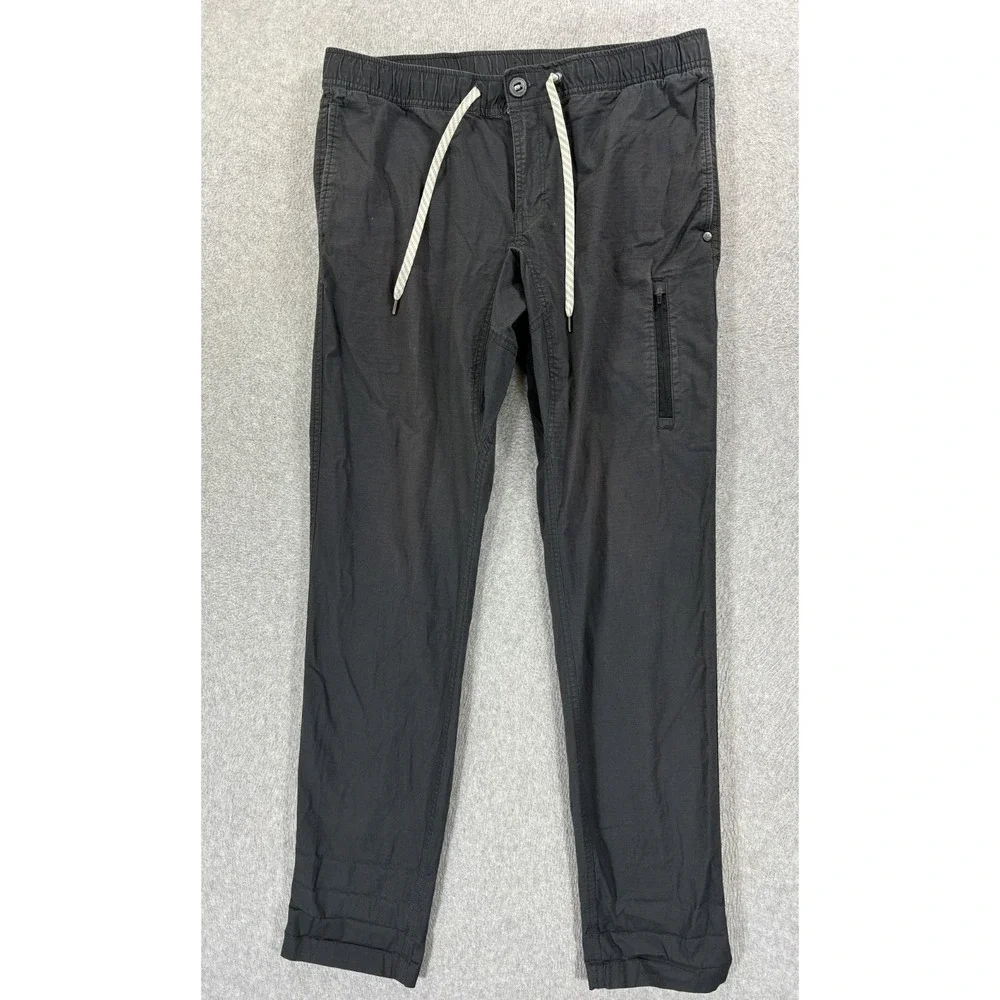 Vuori Ripstop Climbing Hiking Organic Cotton Pants (Men's‎ Large) Gray